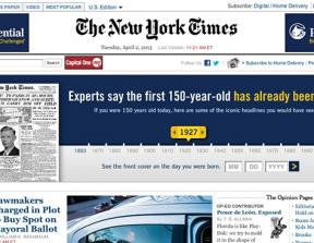 Prudential - The New York Times Banner Ad<br />photo credit: adweek.com